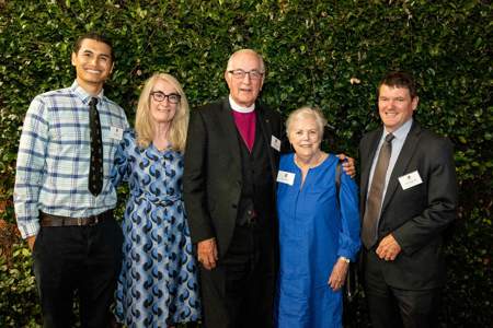 Peter Carnley visits St John's College