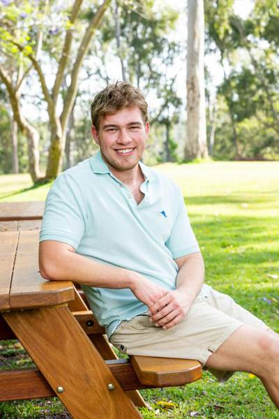 St John's Foundation scholarship recipient Sam Crook