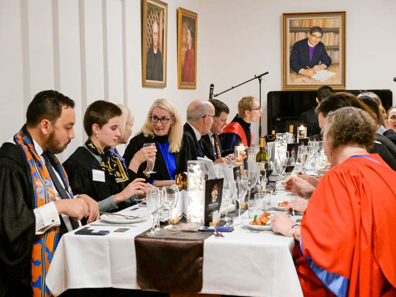 High table guests at the 2022 Academic and Professional Dinner.