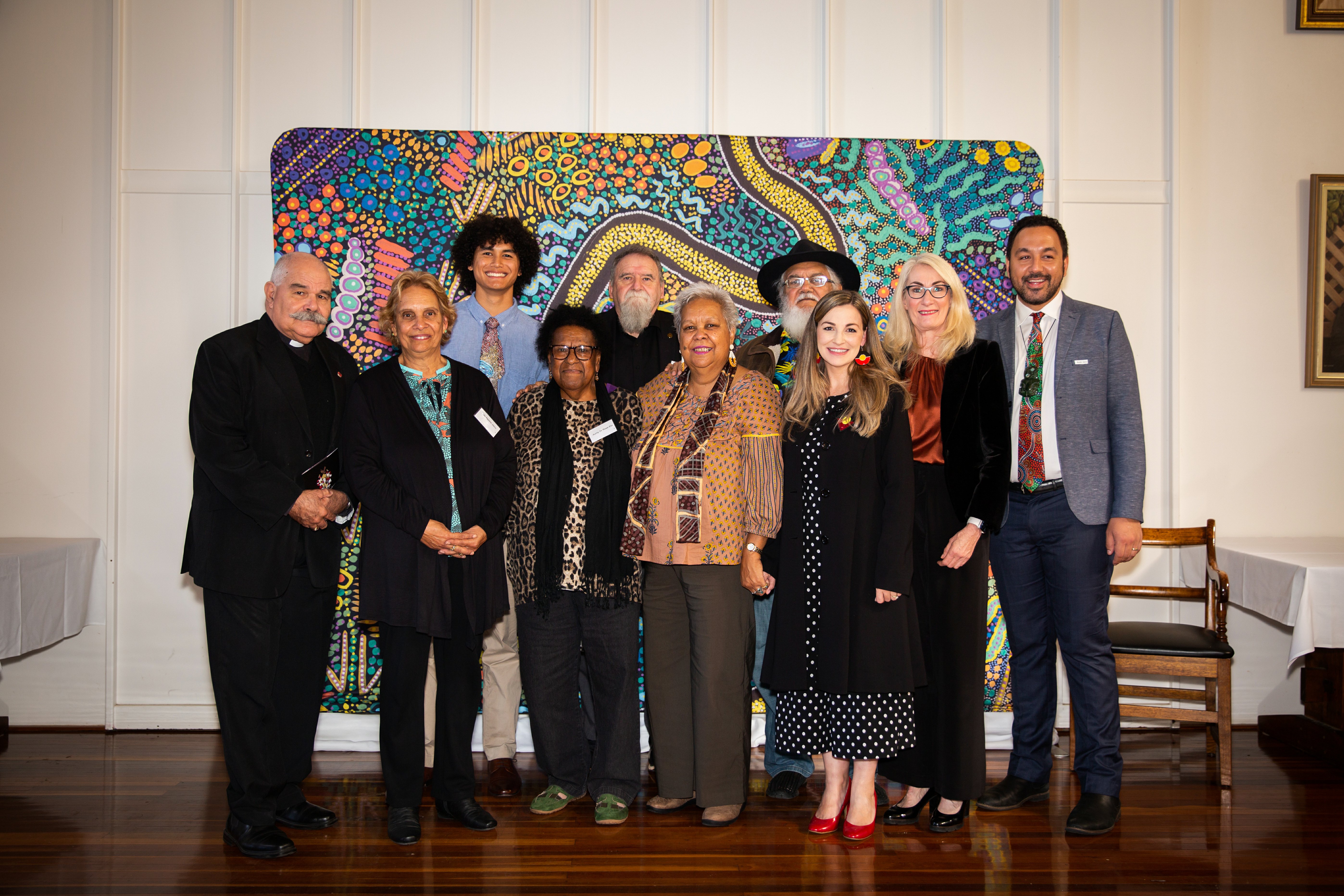 National Reconciliation Week lunch attendees at St John's College